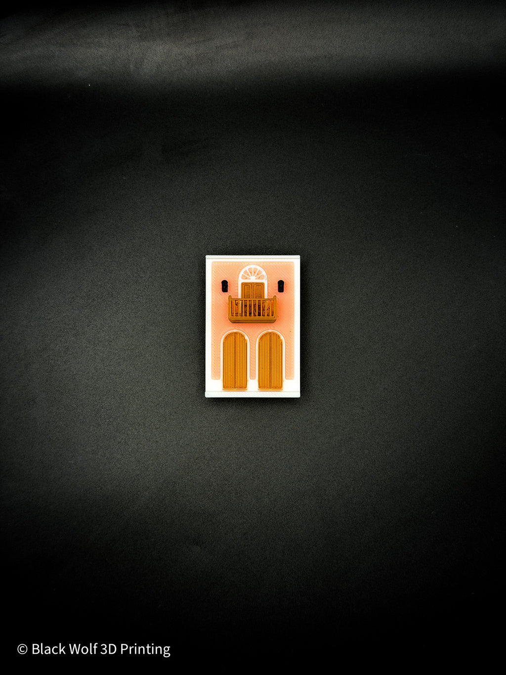 3" Old San Juan Colorful Mini House Magnet – 3D Printed Puerto Rico Souvenir