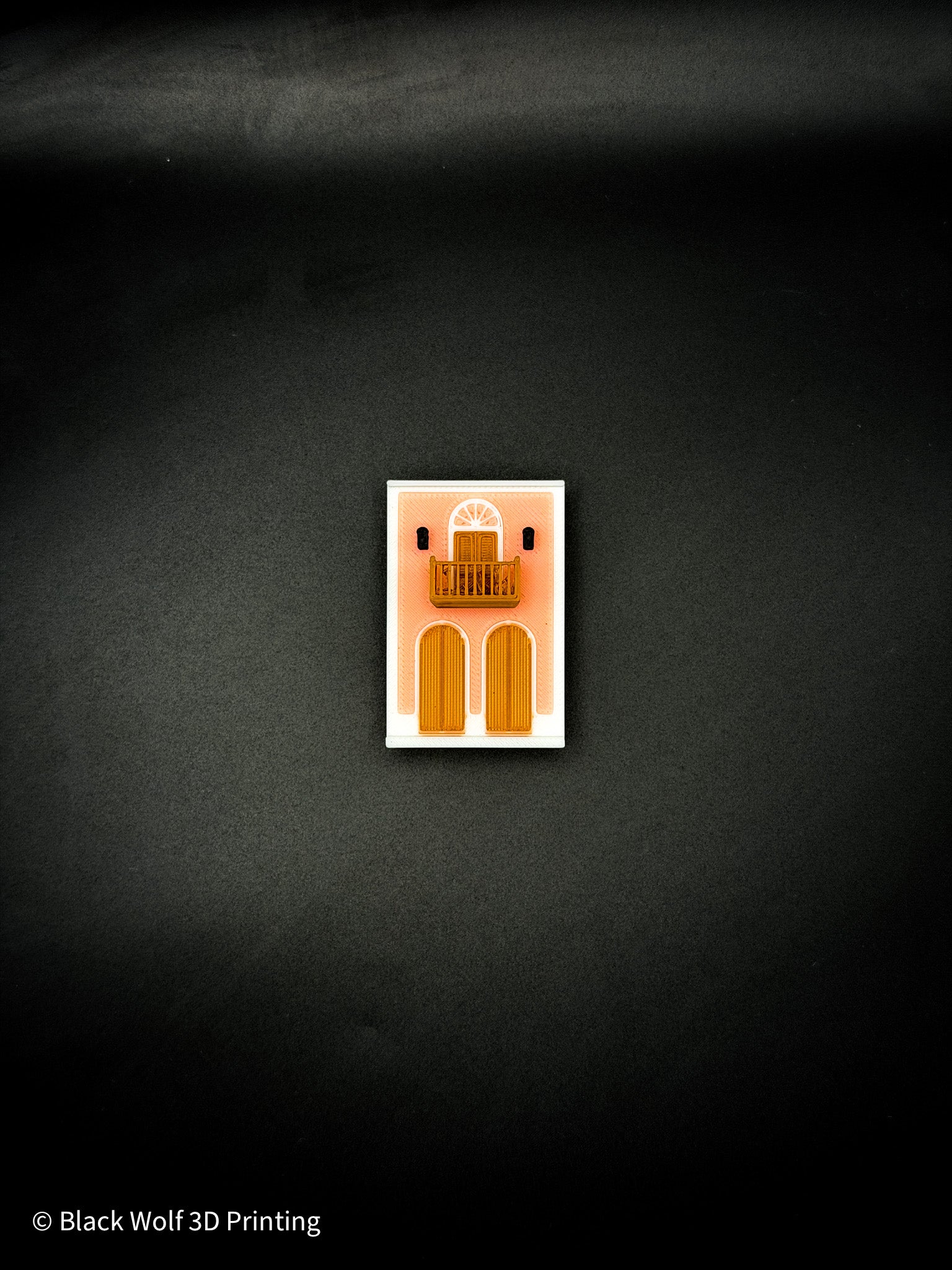 3" Old San Juan Colorful Mini House Magnet – 3D Printed Puerto Rico Souvenir
