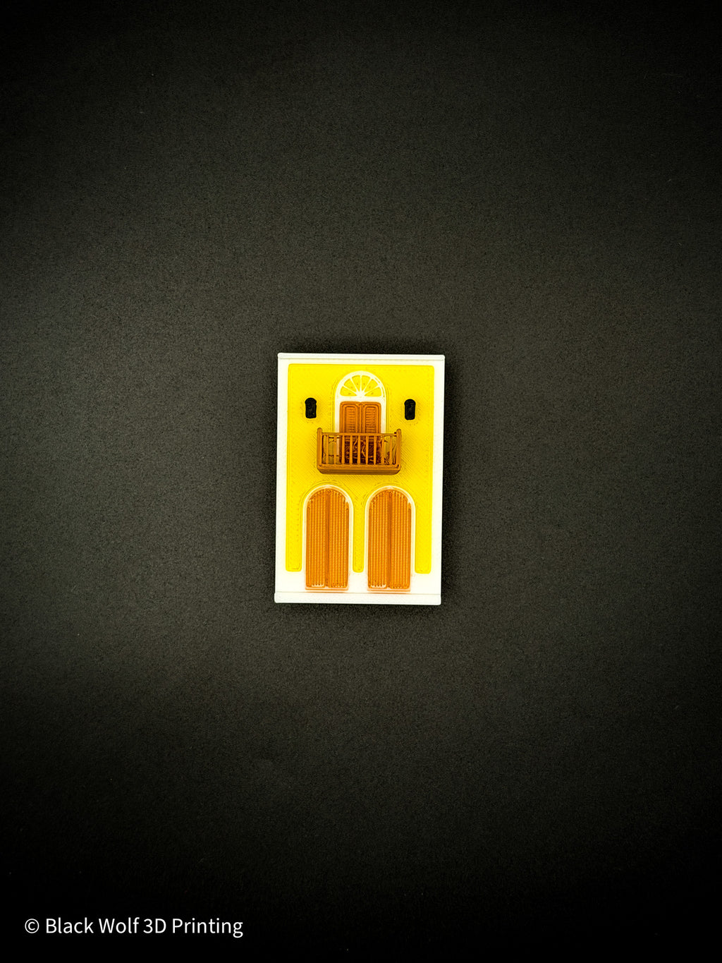 3" Old San Juan Colorful Mini House Magnet – 3D Printed Puerto Rico Souvenir