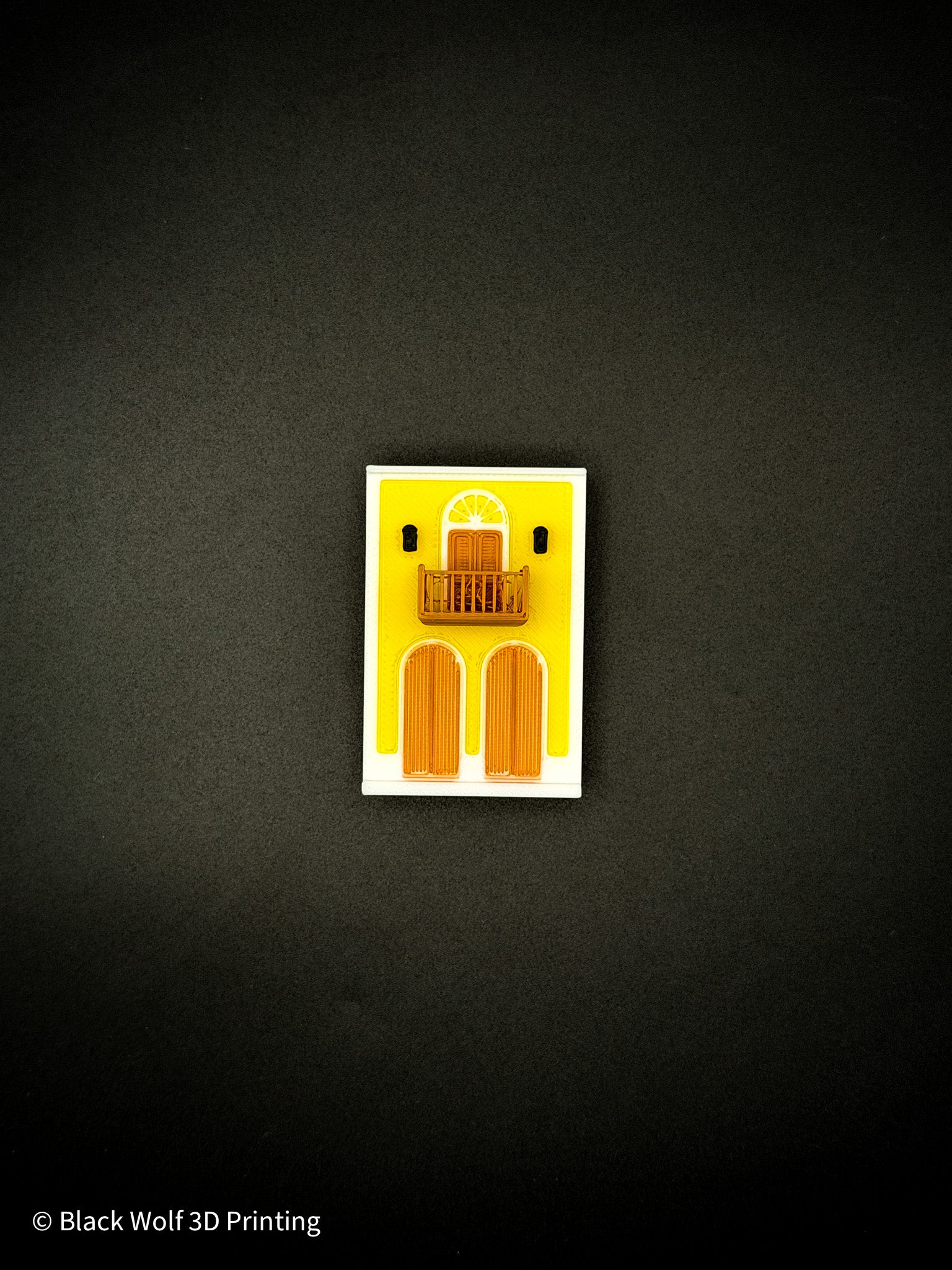 3" Old San Juan Colorful Mini House Magnet – 3D Printed Puerto Rico Souvenir