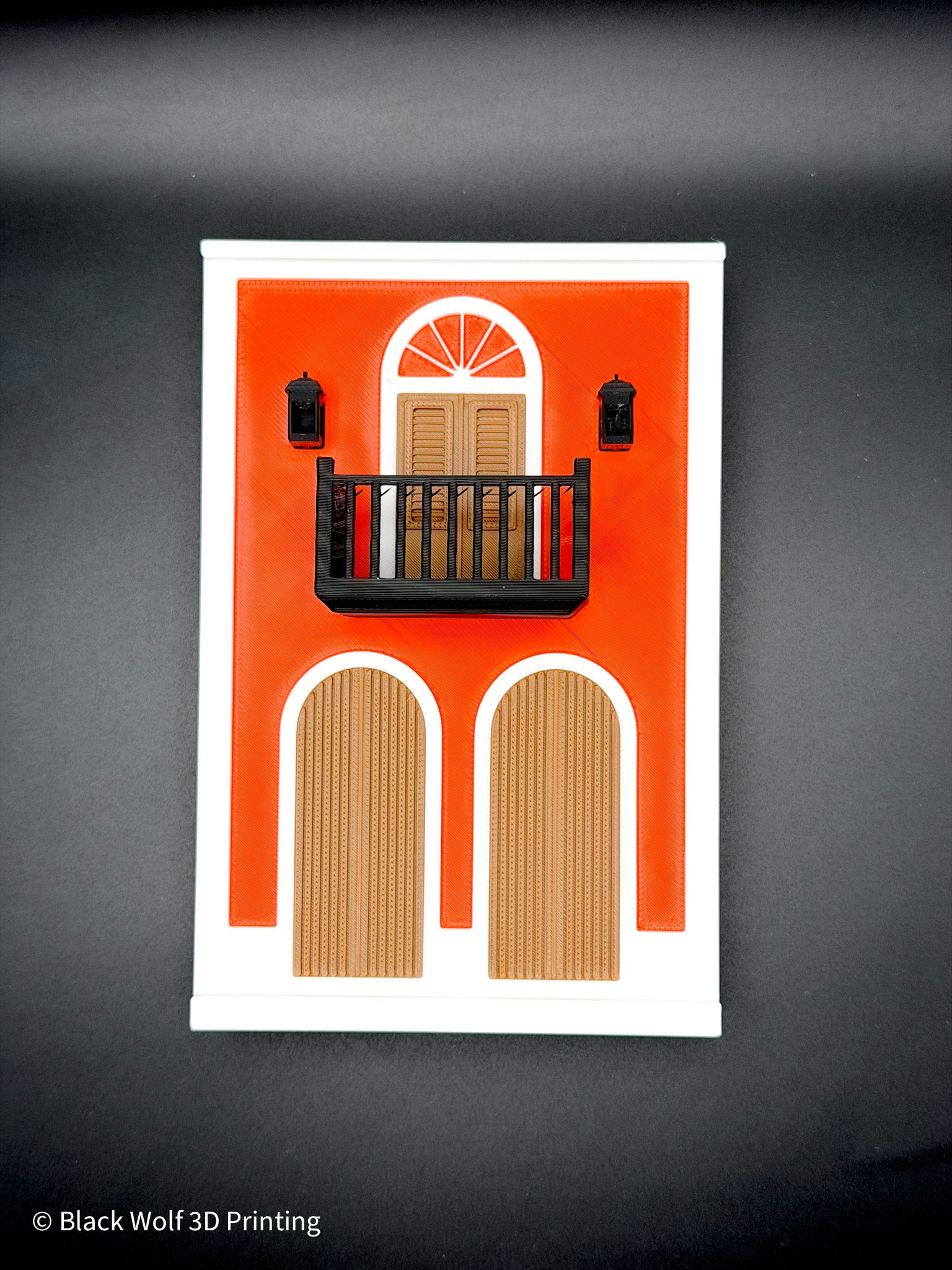 6" Old San Juan Colorful House Magnet – 3D Printed Puerto Rico Souvenir