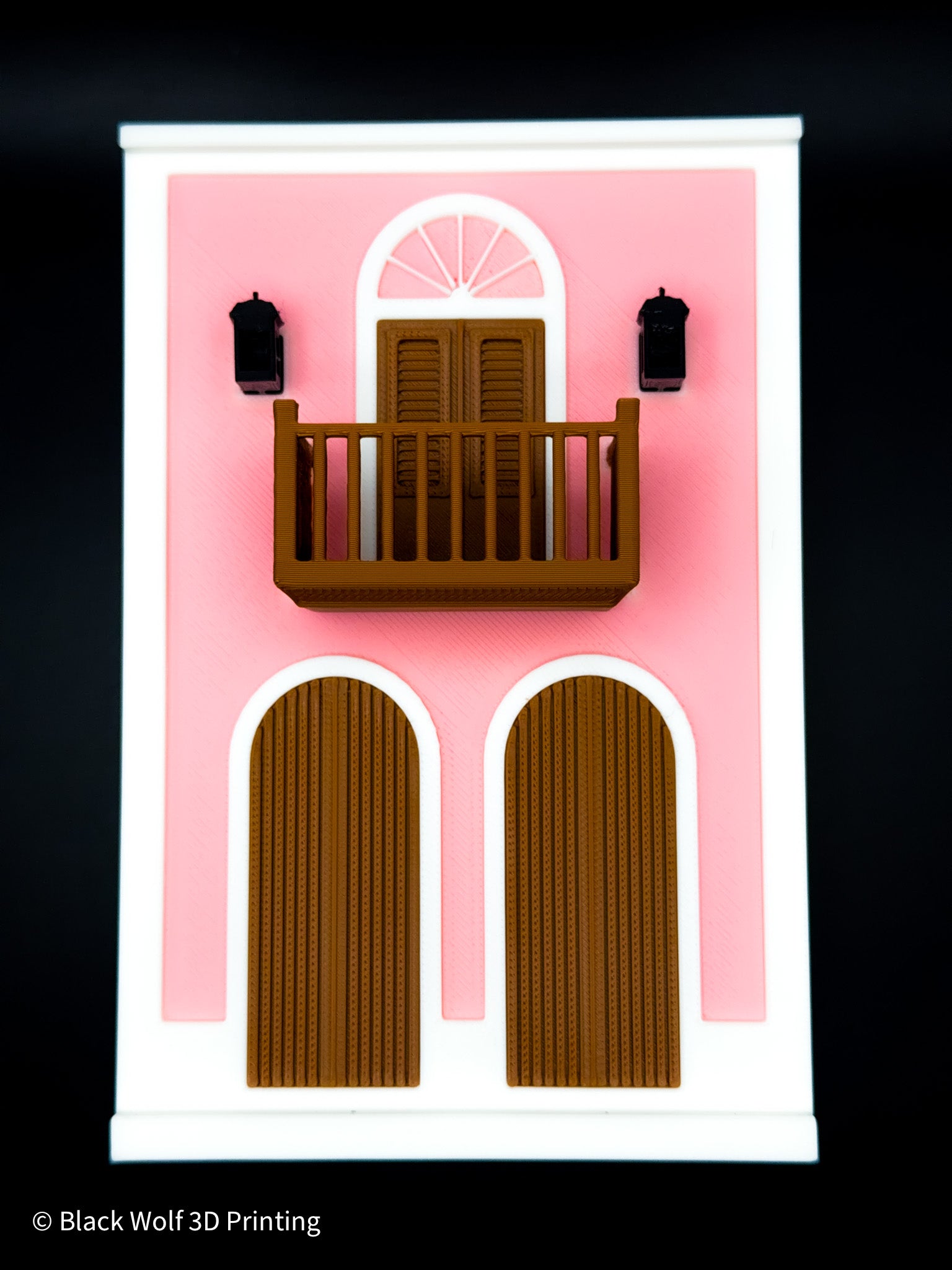 6" Old San Juan Colorful House Magnet – 3D Printed Puerto Rico Souvenir