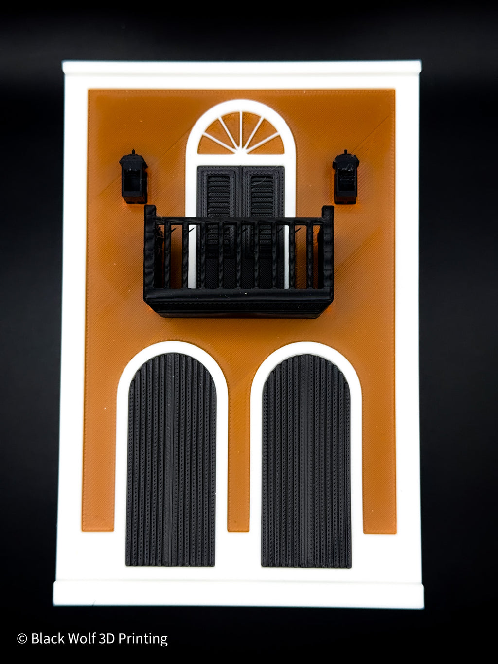 6" Old San Juan Colorful House Magnet – 3D Printed Puerto Rico Souvenir