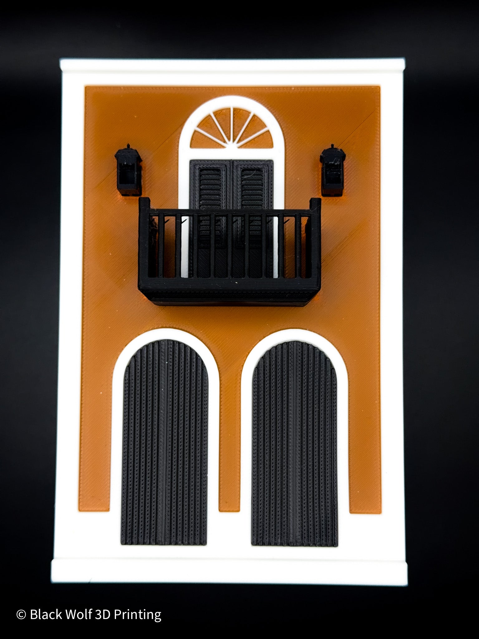 6" Old San Juan Colorful House Magnet – 3D Printed Puerto Rico Souvenir