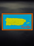 Puerto Rico 3D Topography Map - Wall Art